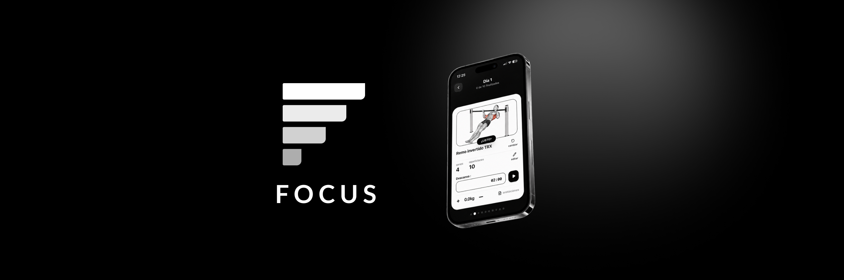 Focus - Vistas de la aplicación