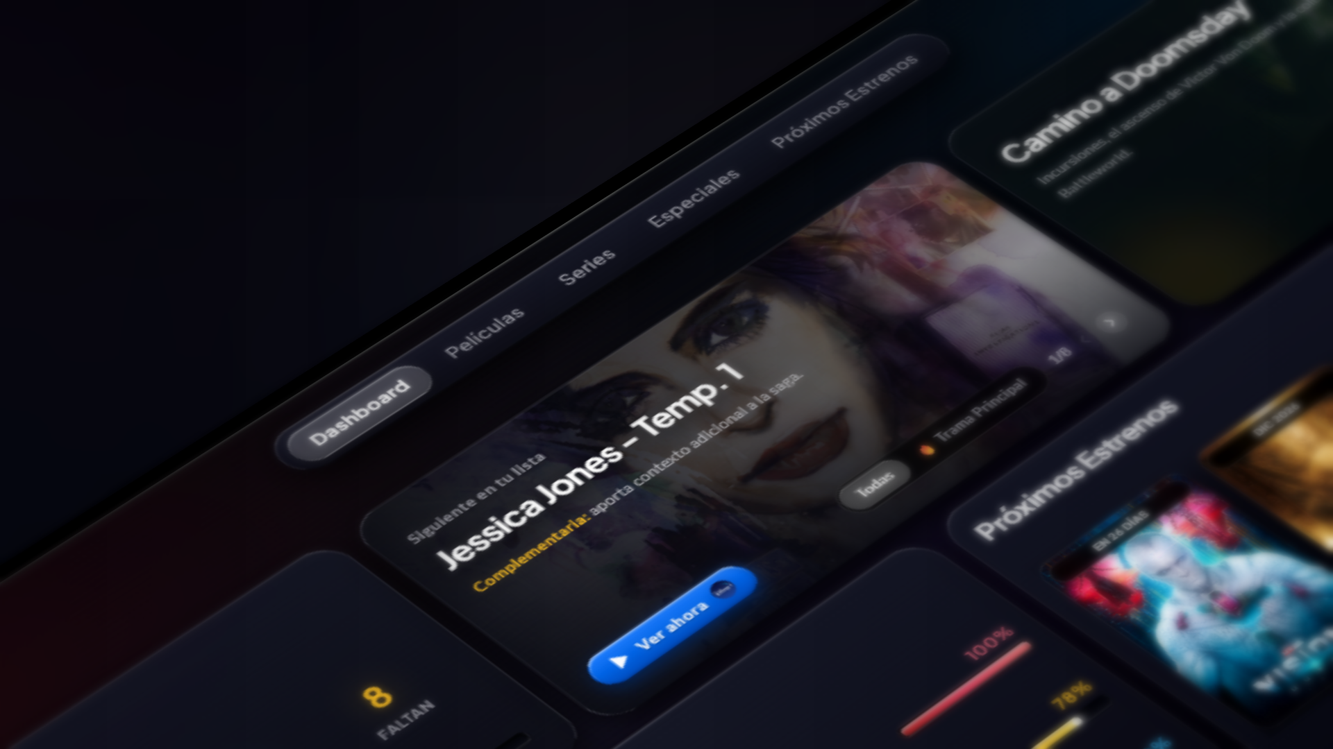 UCM Tracker - Vista Principal