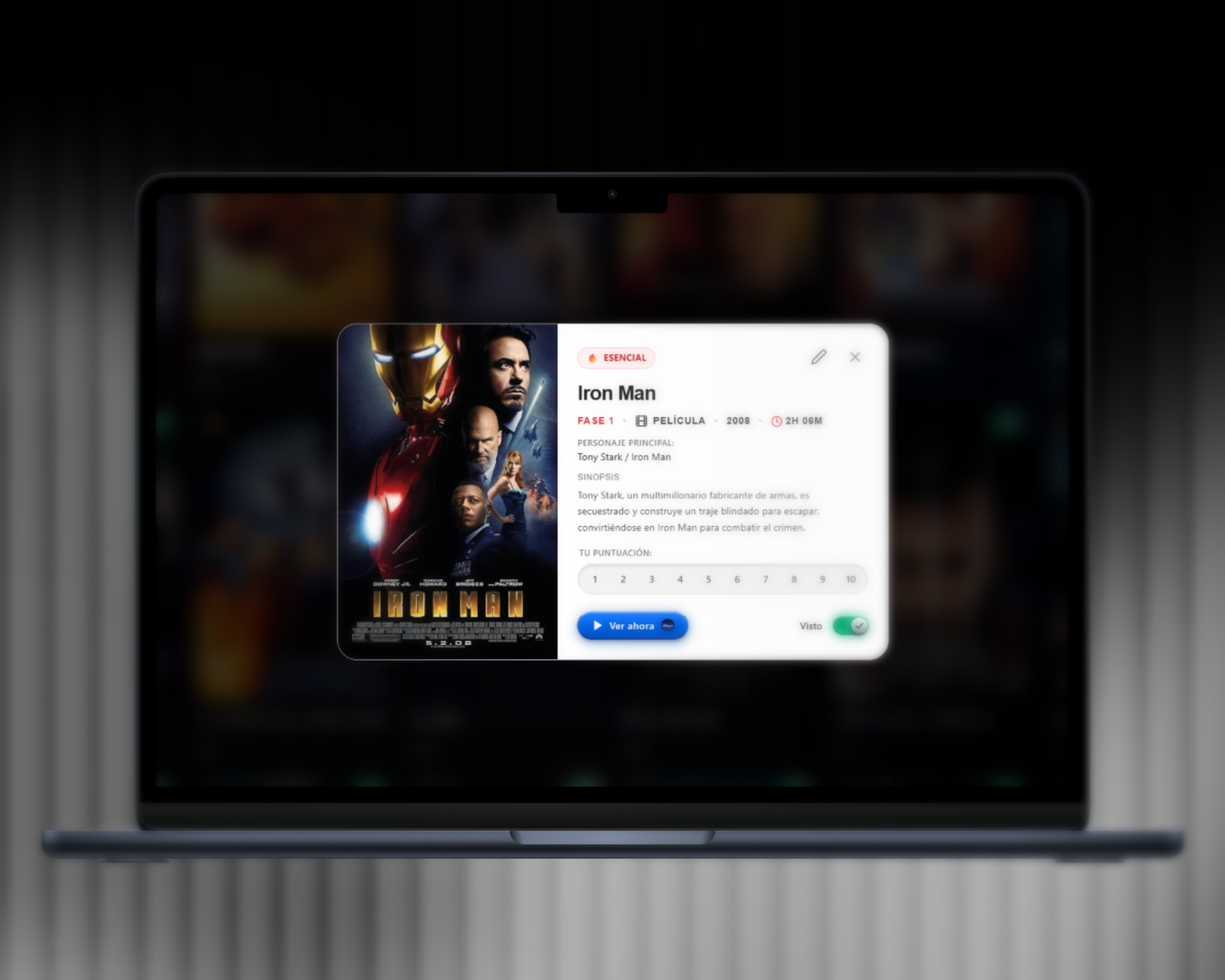 UCM Tracker - Detalle de Producción